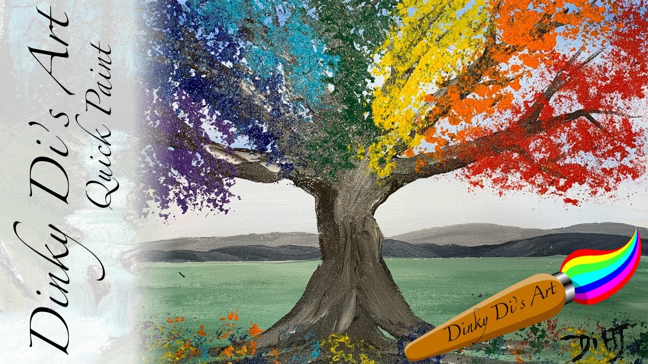 QUICK PAINT - Chakra Tree