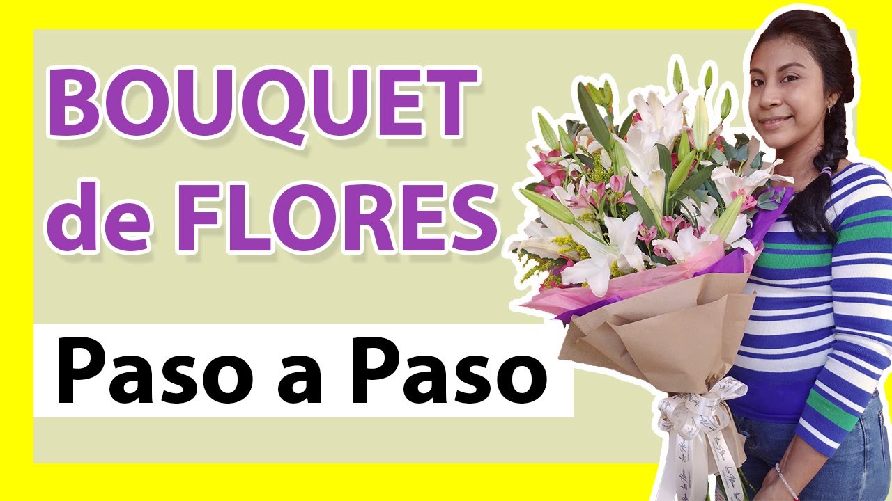 👉🏻 Como elaborar un RAMO DE FLORES 💐 -  ENVOLTURA DE RAMOS #1