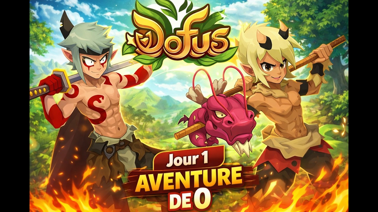 JE D&Eacute;MARRE UNE AVENTURE DOFUS DE 0&hellip; AVEC UN DUO FOU #1