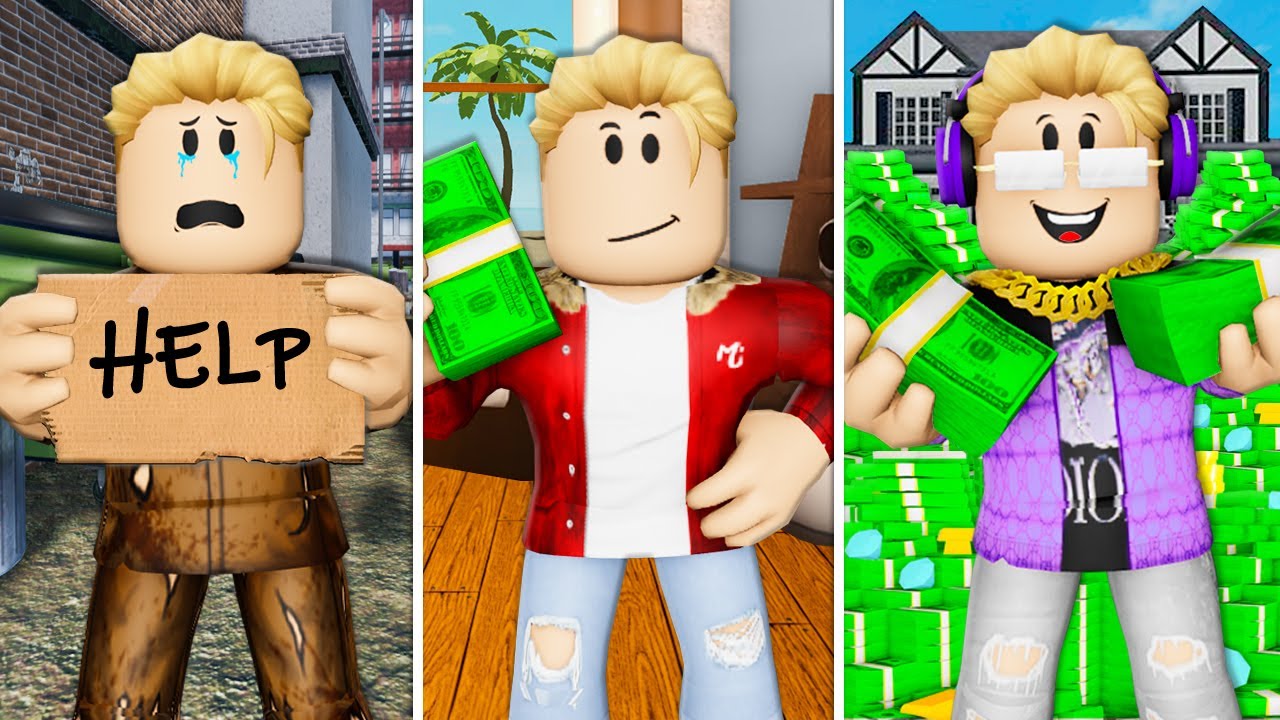 Homeless To Trillionaire: A Roblox Movie
