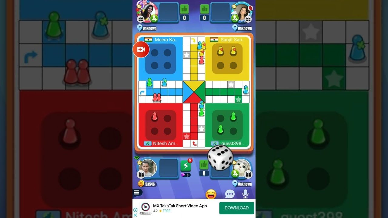 Ludo in 4 pallayrs in lido gaming#lidoshowa