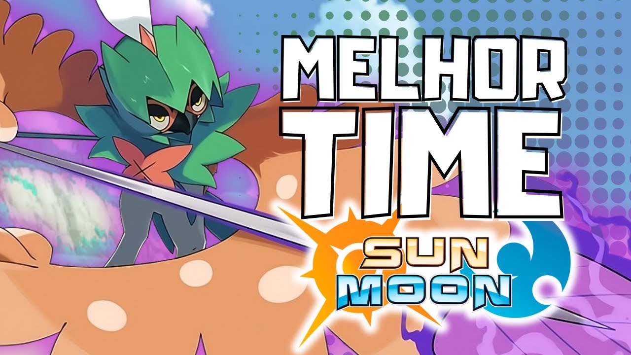 🍃O MELHOR TIME para POKÉMON SUN & MOON - VERSÃO DEUCIDUEYE☀️🌙