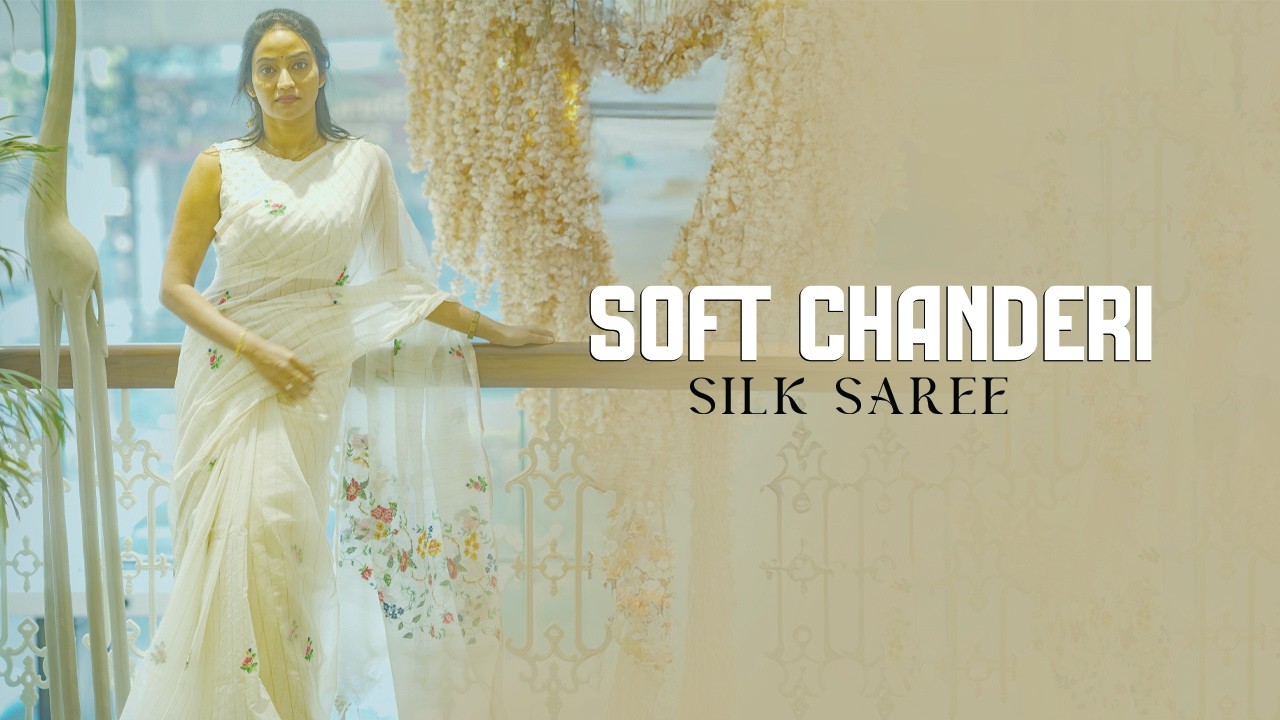 Soft Chanderi Silk Saree #sirimallesarees