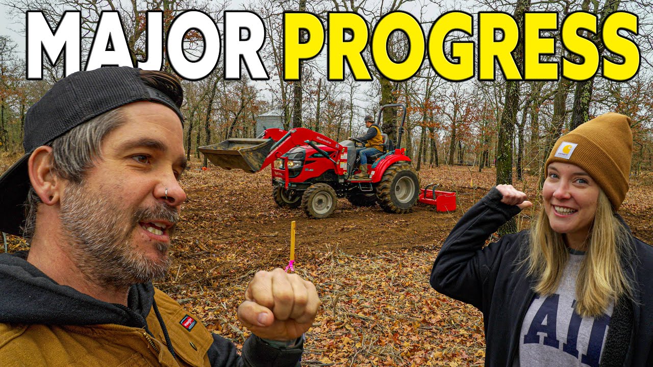 FIXED The Tractor and TONS OF WORK Accomplished!! Tiny House / Homesteading