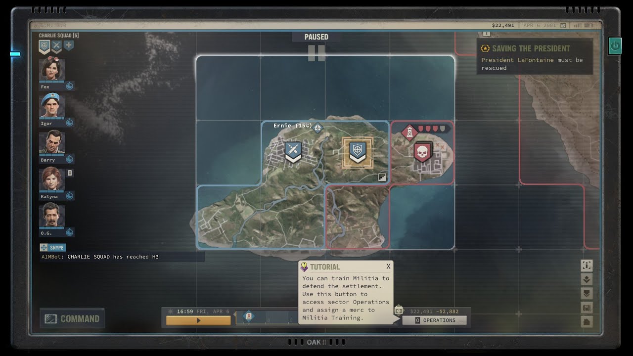 Jagged Alliance 3: Basic Tips for the Satellite View