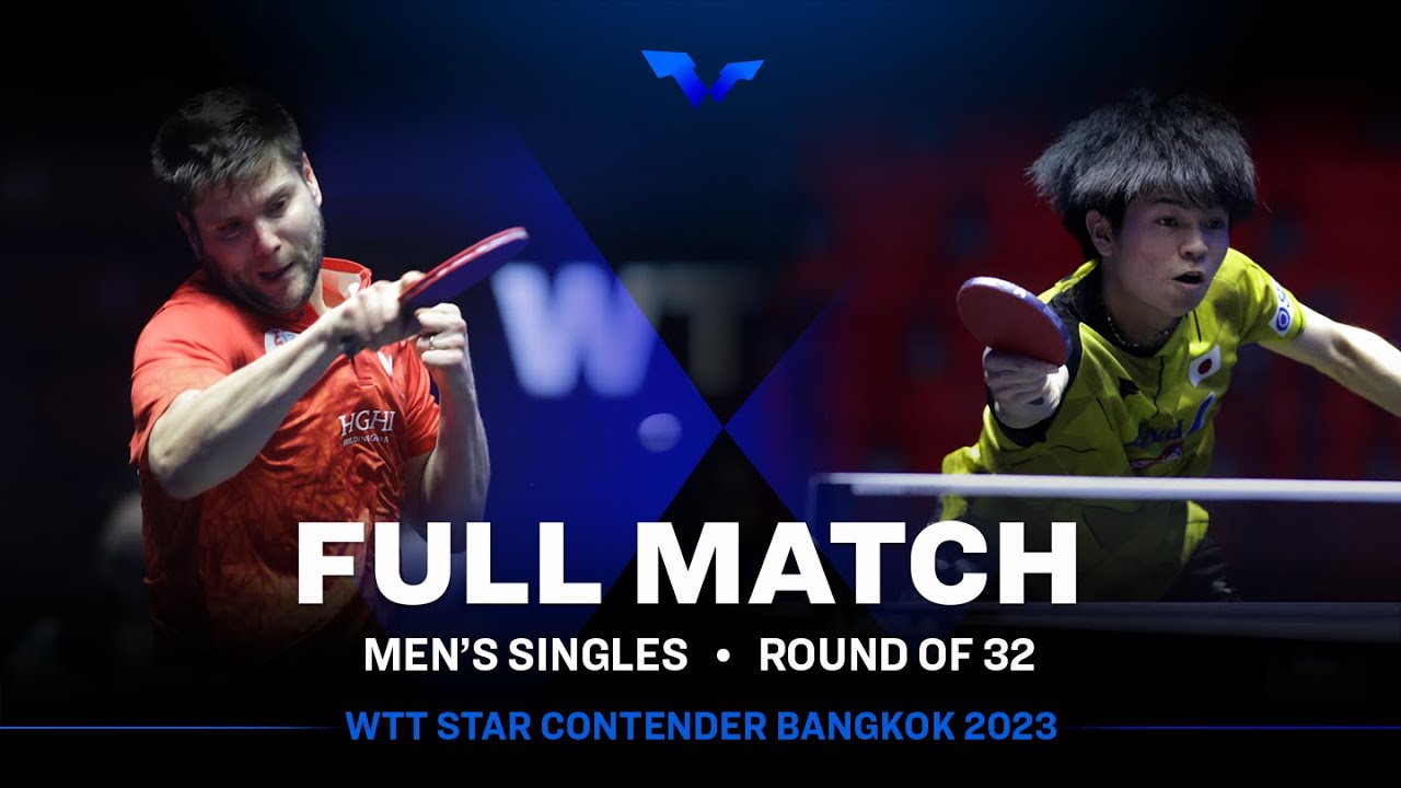 FULL MATCH | Dimitrij OVTCHAROV vs Yuta TANAKA | MS R32 | #WTTBangkok 2023