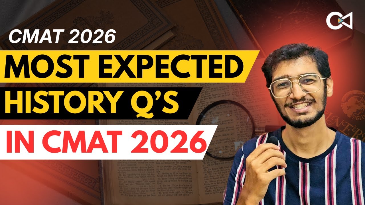 Most IMPORTANT History Questions in GK | CMAT 2026 | Static GK