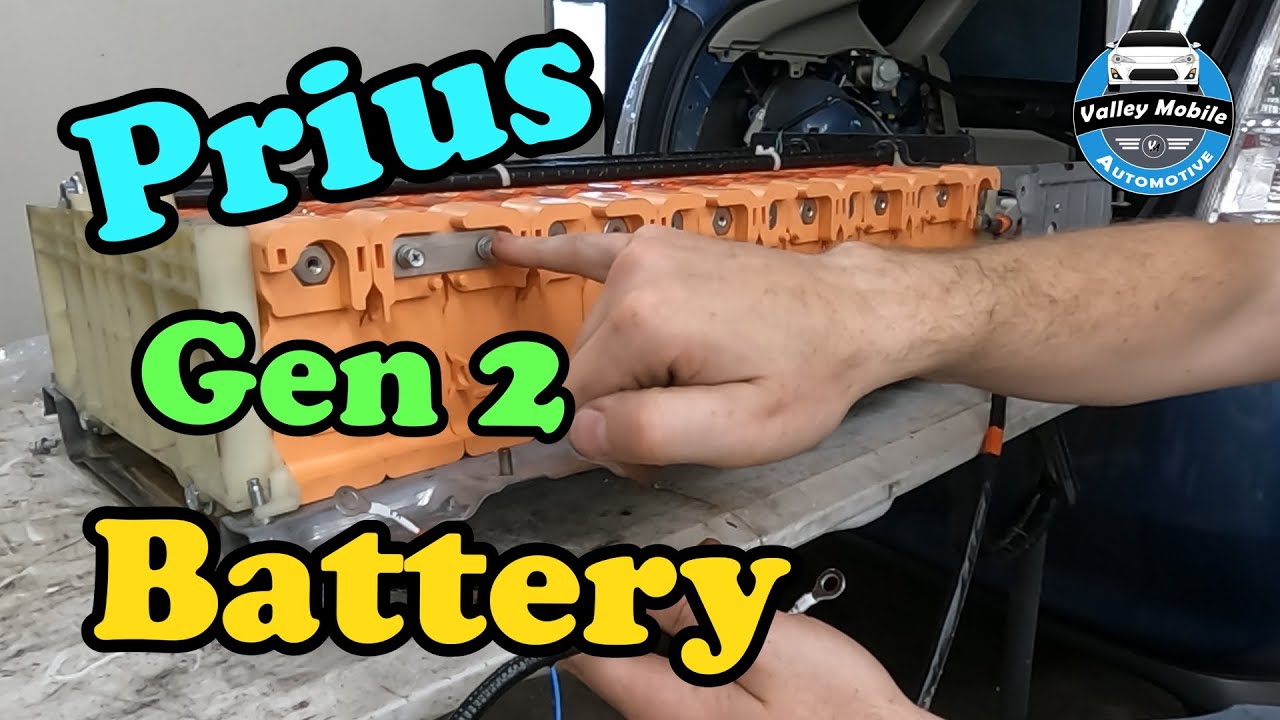 Замена аккумулятора гибридного автомобиля Toyota Prius 2004-2009 (поколение 2) | Новые аккумулято...