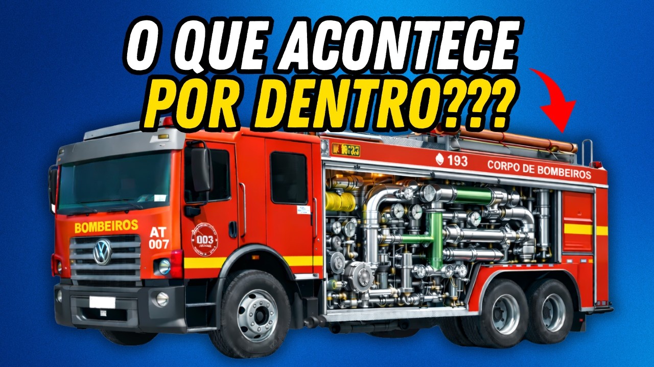 A ENGENHARIA ESCONDIDA DOS CAMINHÕES DE BOMBEIRO