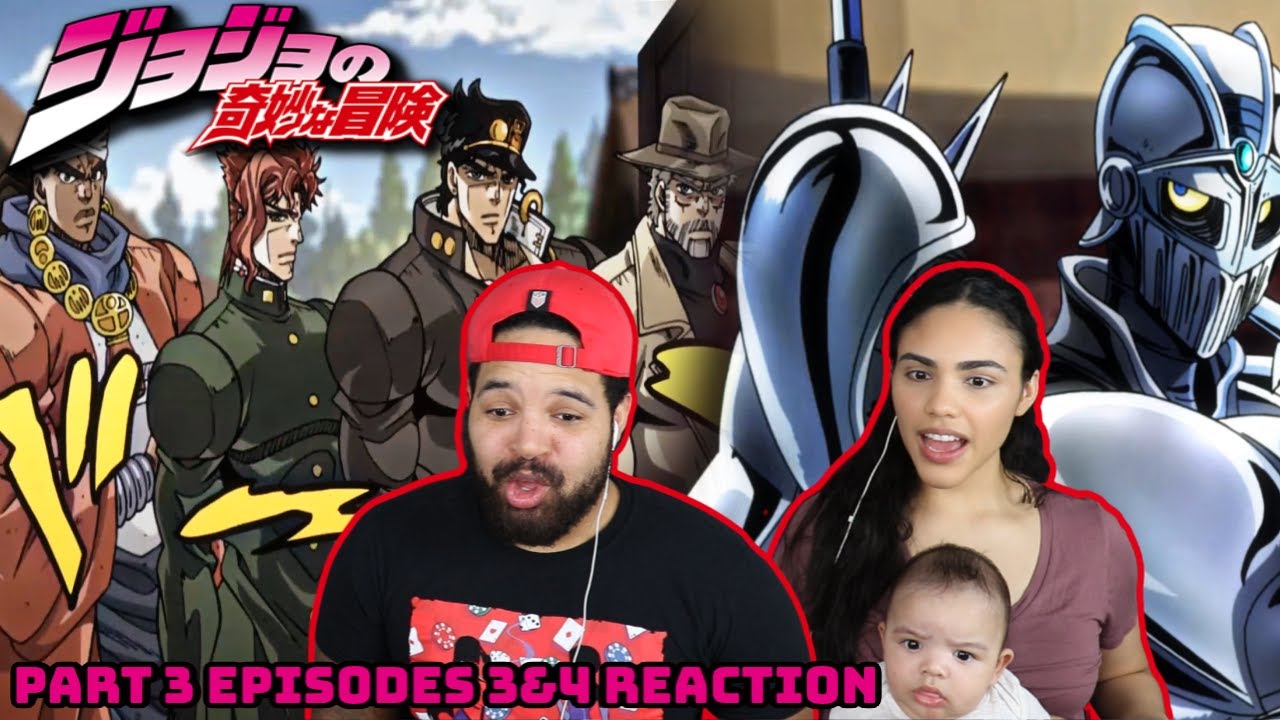 TIME TO FIND DIO! JoJo's Bizarre Adventure Part 3 Episode 3 And 4 REACTION!