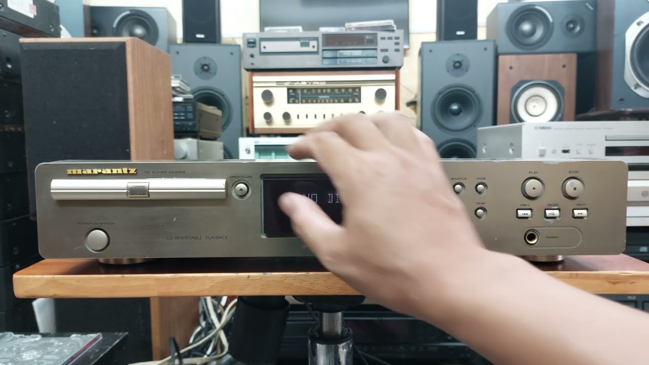 Đầu CD Marantz CD-4000 dùng chíp Phillips TDA1545 💶giá 1,4 triệu 📲0907223269 🏡Địa chỉ: Tp Thủ Đức