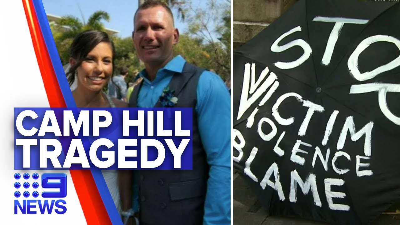Hundreds protest over Camp Hill tragedy | Nine News Australia