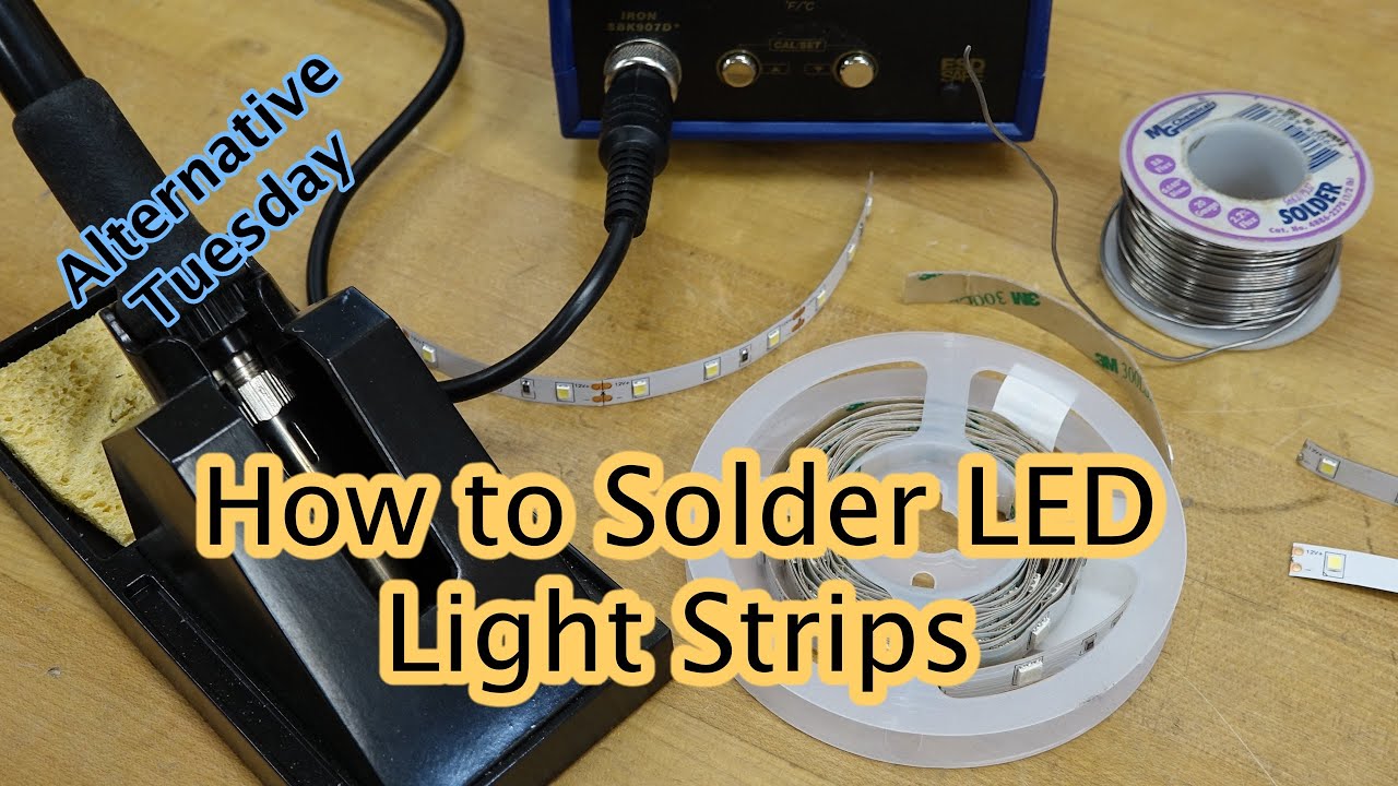 Soldering LED Light Strips