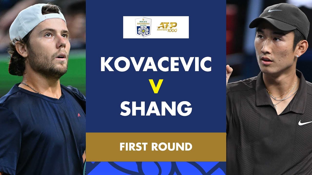 Лучшие моменты поединка Александра Ковачевича и Цзюньчэна Шана | Rolex Shanghai Masters 2025