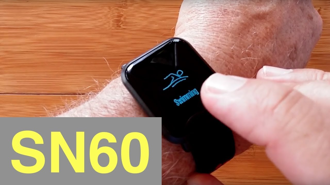 Goral SN60 IP68 5ATM Waterproof Blood Pressure Continuous Heart Rate: Unboxing & Review