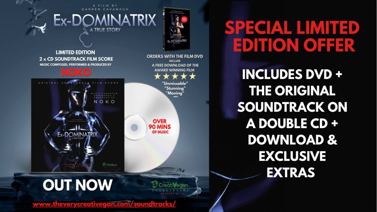 Ex-Dominatrix 2 x CD Soundtrack by Noko (from Apollo 440) Limited Edition - OUT NOW