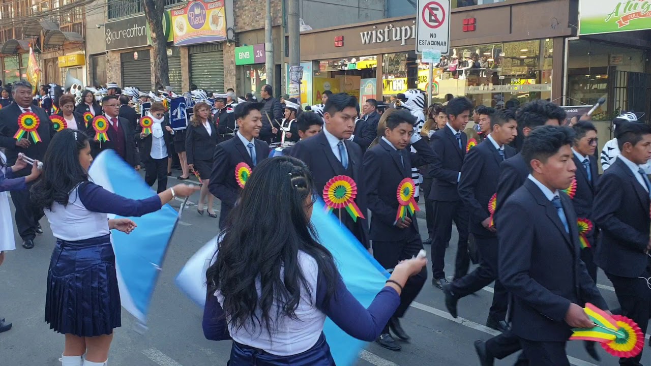 Desfile 6 de Agosto Cotahuma: Unidad Educativa Luis Espinal Camps