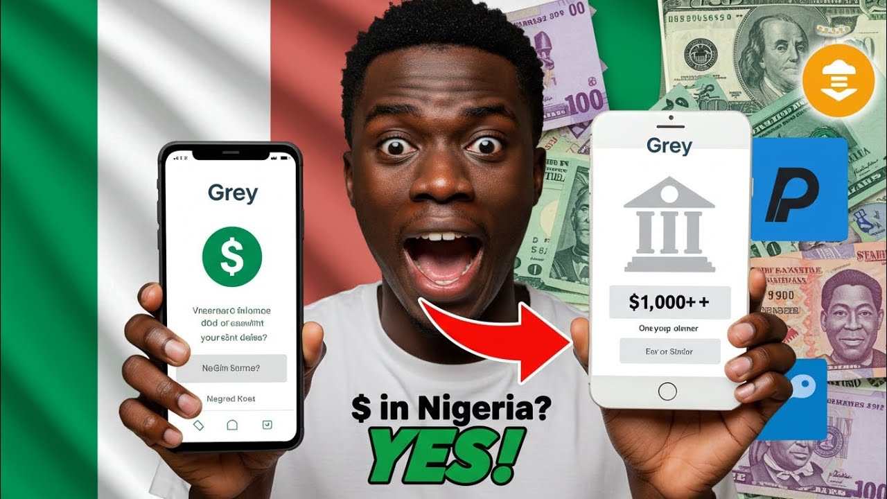 Create a FREE Dollar Account in Nigeria with Grey | 2025 Full Guide (Get Paid from PayPal, Binance)