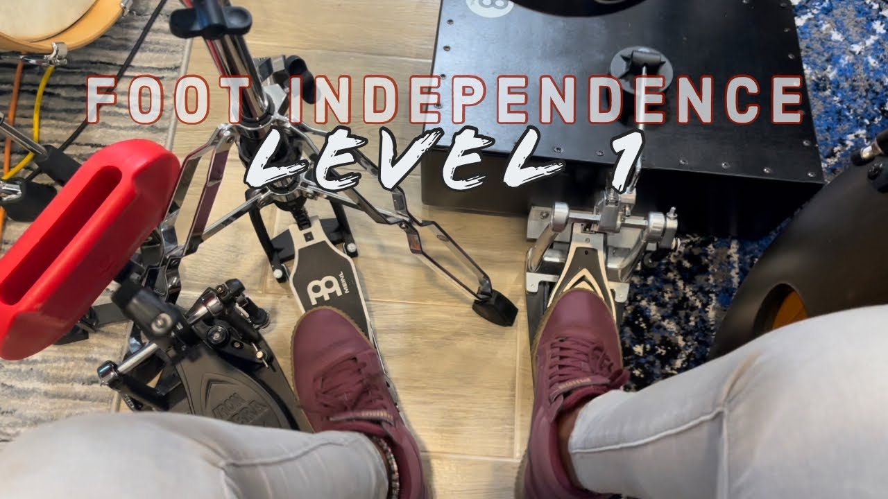 Left Foot Time Independence Ostinato Drum Lesson | Meinl Cajon Set - Hihat or Woodblock or Cowbell