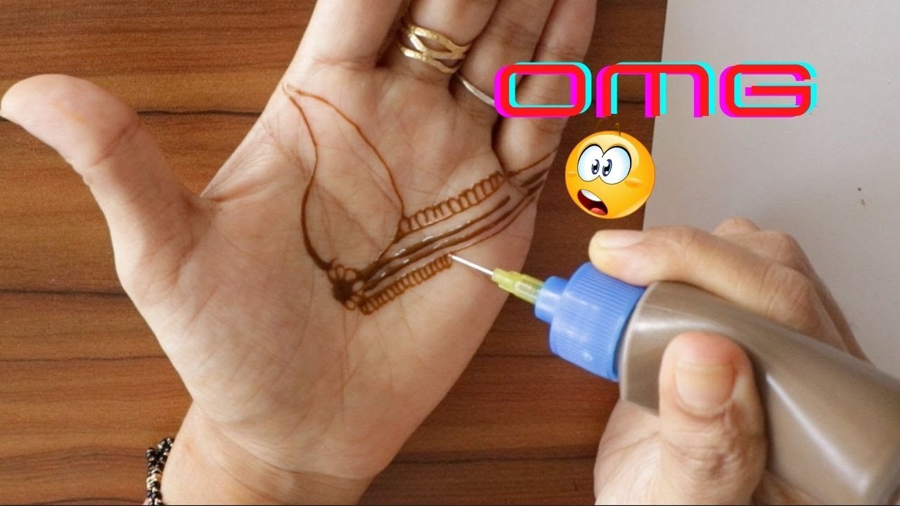 Needle | Syringe mehndi | I tried first time and I am shocked | Will I use needle for mehendi ?