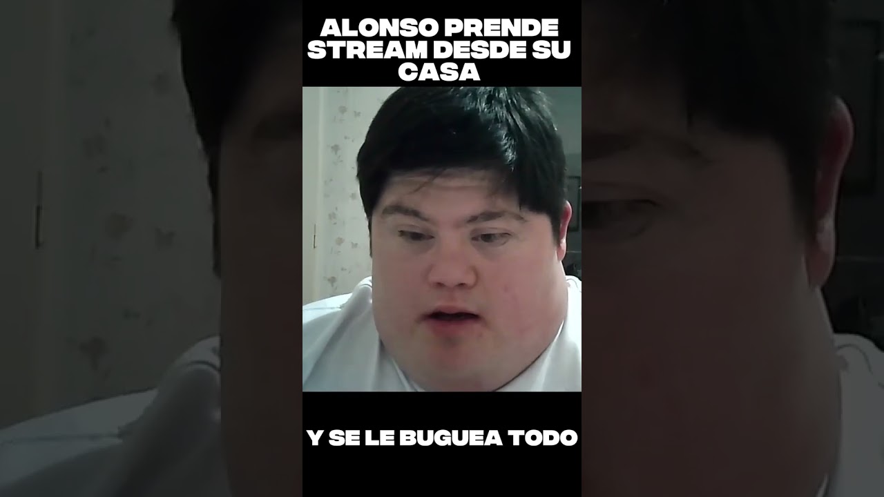 Alonso prende stream y se le bugea todo #alonso  #tomasmazza  #mazza  #stream #kick