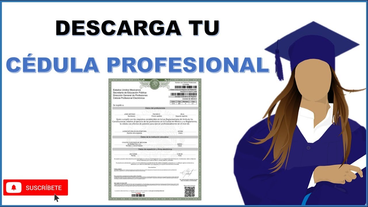 Como descargar mi cedula profesional