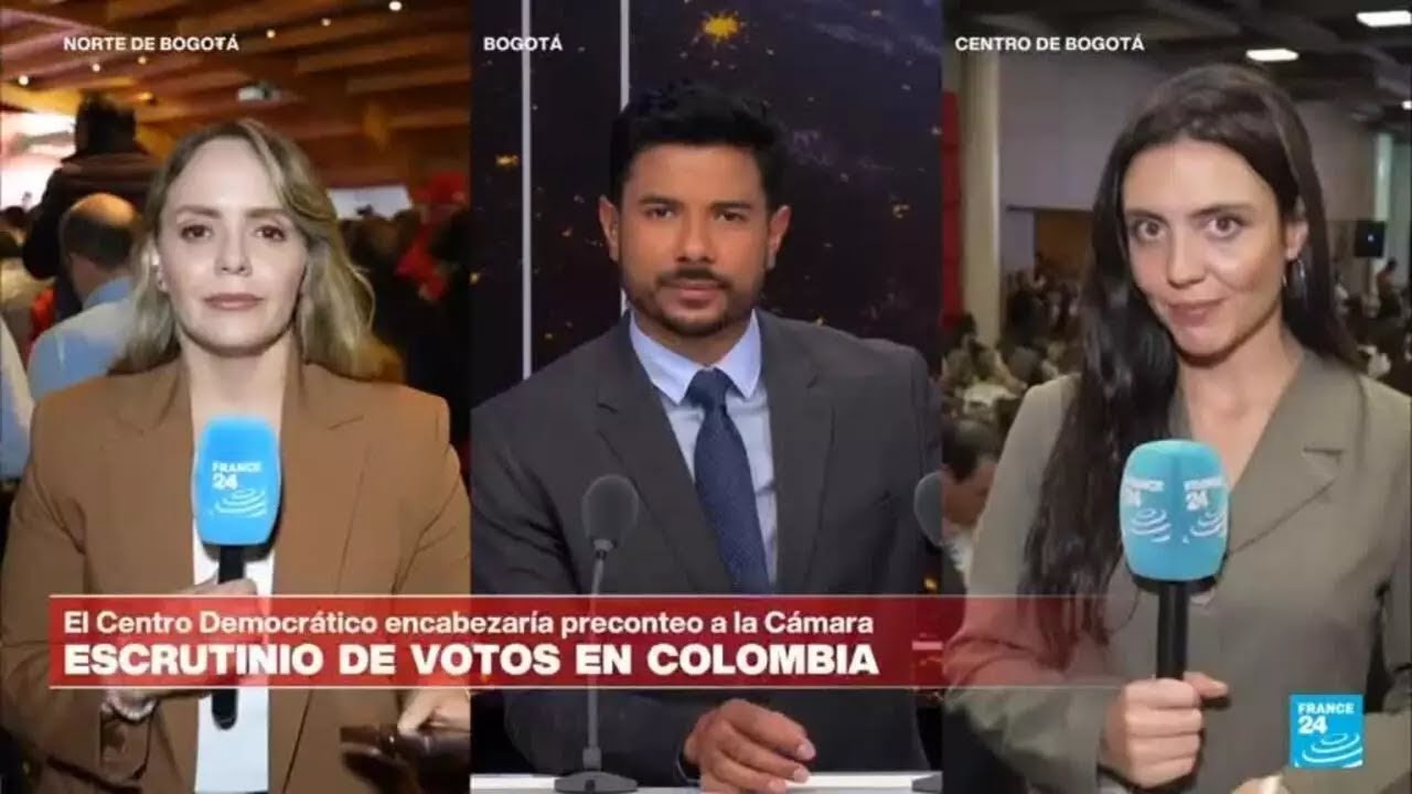 Pacto Histórico y Centro Democrático celebran victorias en las legislativas colombianas