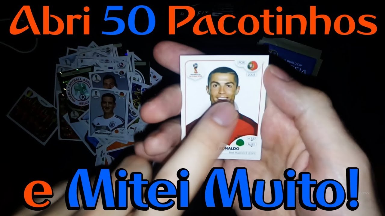 ABRINDO R$100 EM FIGURINHAS DA COPA RUSSIA 2018!