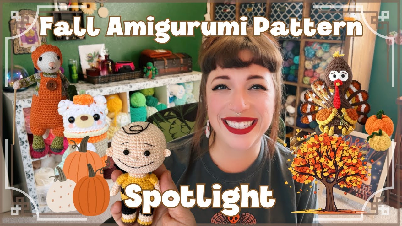 Fall Amigurumi Patterns 🍁 ⎹ Free & Paid Crochet Plushies ⎹