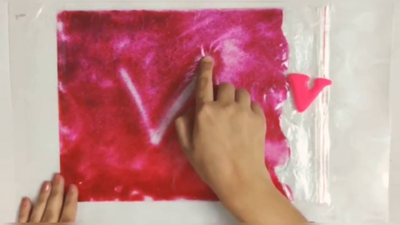 Writing bag/ sensory bag for kids