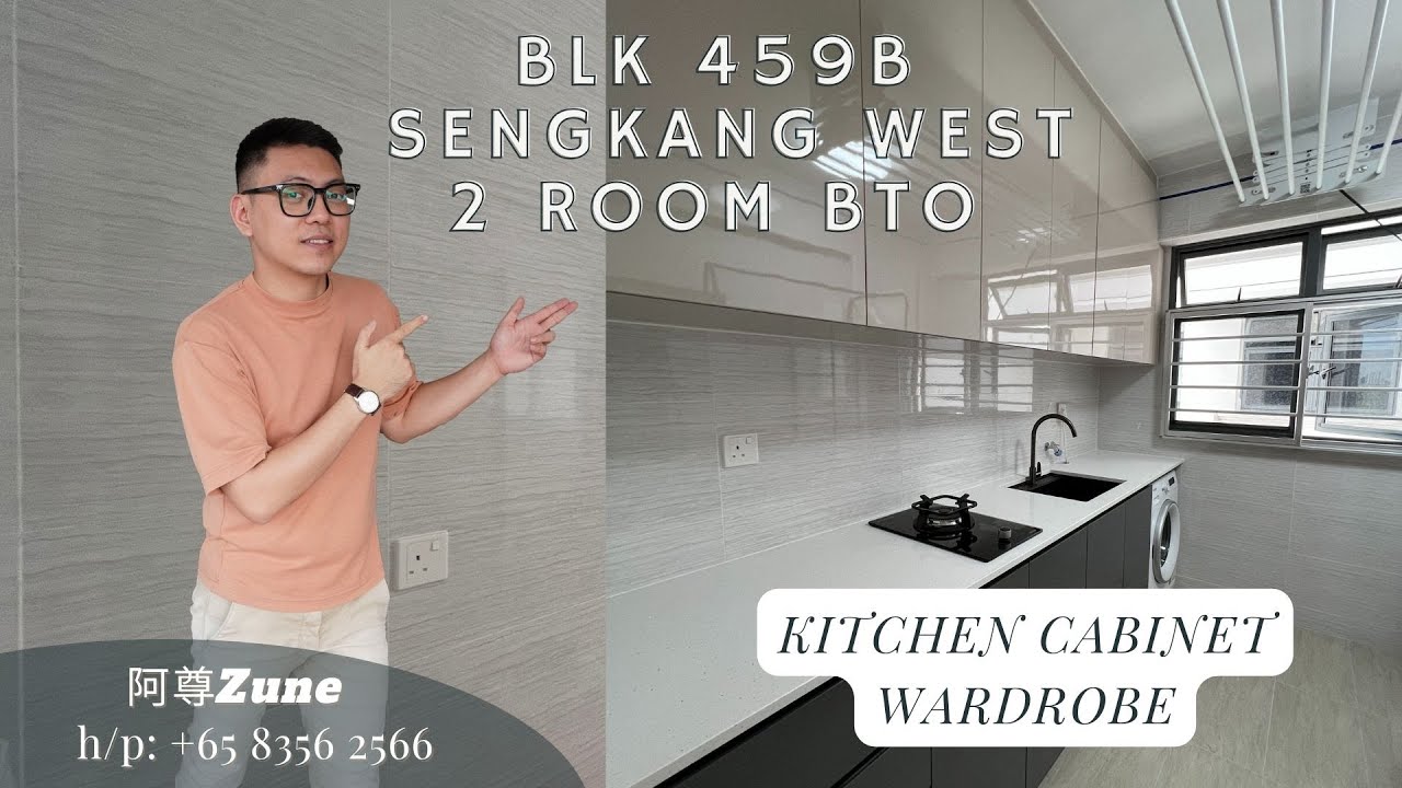 【SG Reno 38】Blk 459B Sengkang West 简单而实用的两房新组屋 (Simple yet practical 2 Room BTO)
