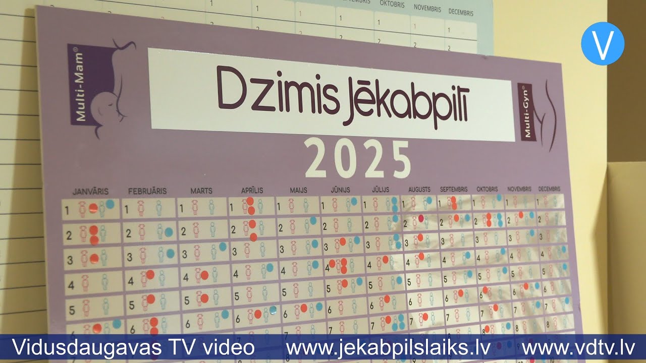 Jēkabpils dzemdību nodaļā pērn piedzimis 341 bērns, novadā miruši – 640