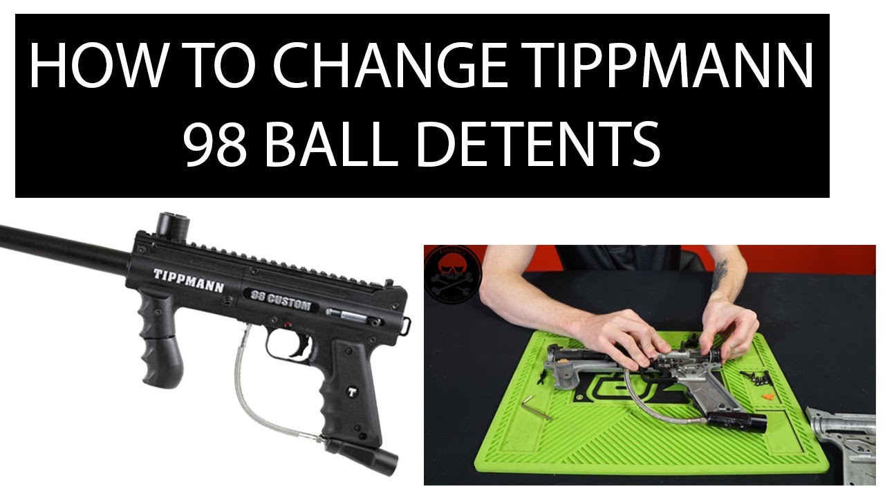 How To Replace Tippmann 98 Detents / How To ChangeTippmann 98 Custom Ball Detents/Tippmann Paintball