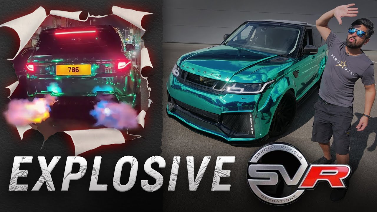 LOUDEST CHROME RANGE ROVER SPORT SVR EVER !!