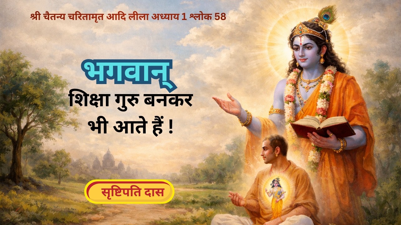 || भगवान् कब शिक्षागुरु बनते हैं ? || #video #viral #viralvideo #jagannath #chaitanyacharitamrita