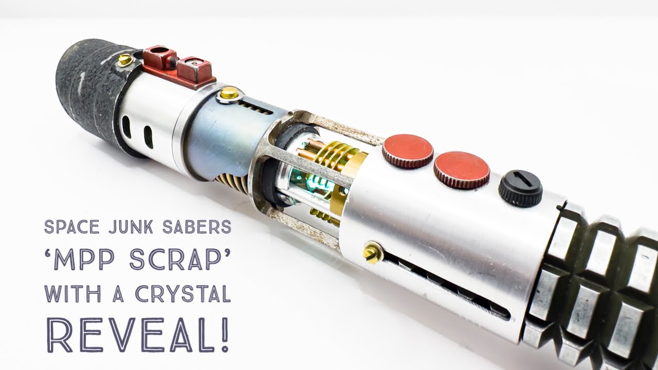 Space Junk Sabers ‘MPP Scrap’ With a Crystal reveal