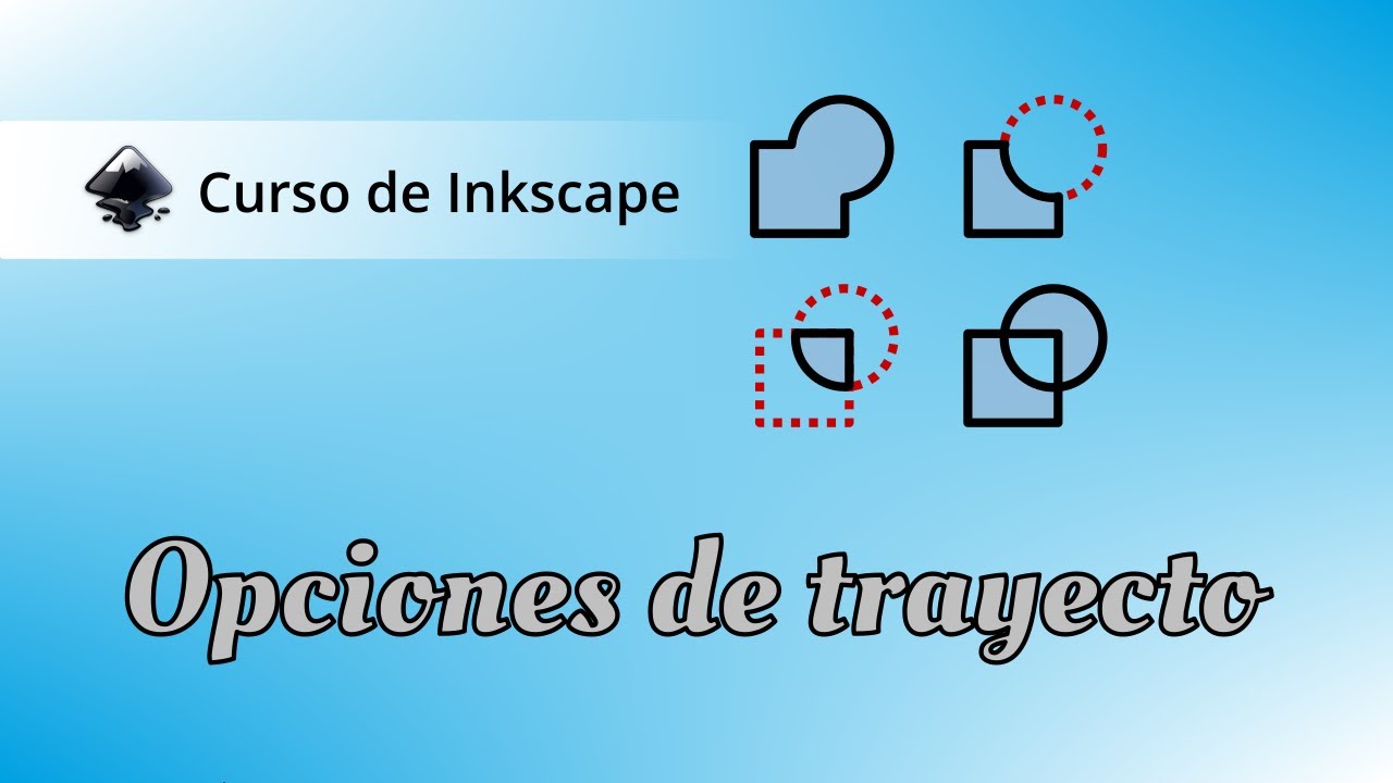 Opciones de trayecto en Inkscape