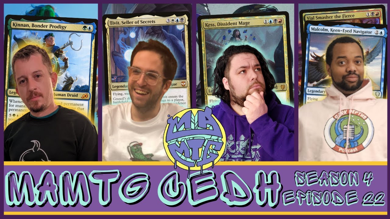 CAN A 2-C DECK COMPETE IN CEDH??? | MAMTG S4 E22 | ft @PlaytoWinMTG Kinnan/Tivit/Kess/Malcolm Vial