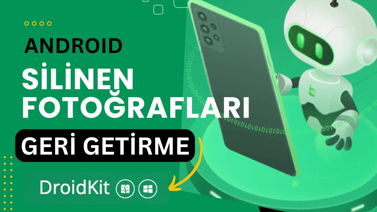 Android Silinen Fotoğrafları Geri Getirme Programı - iMobie DroidKit