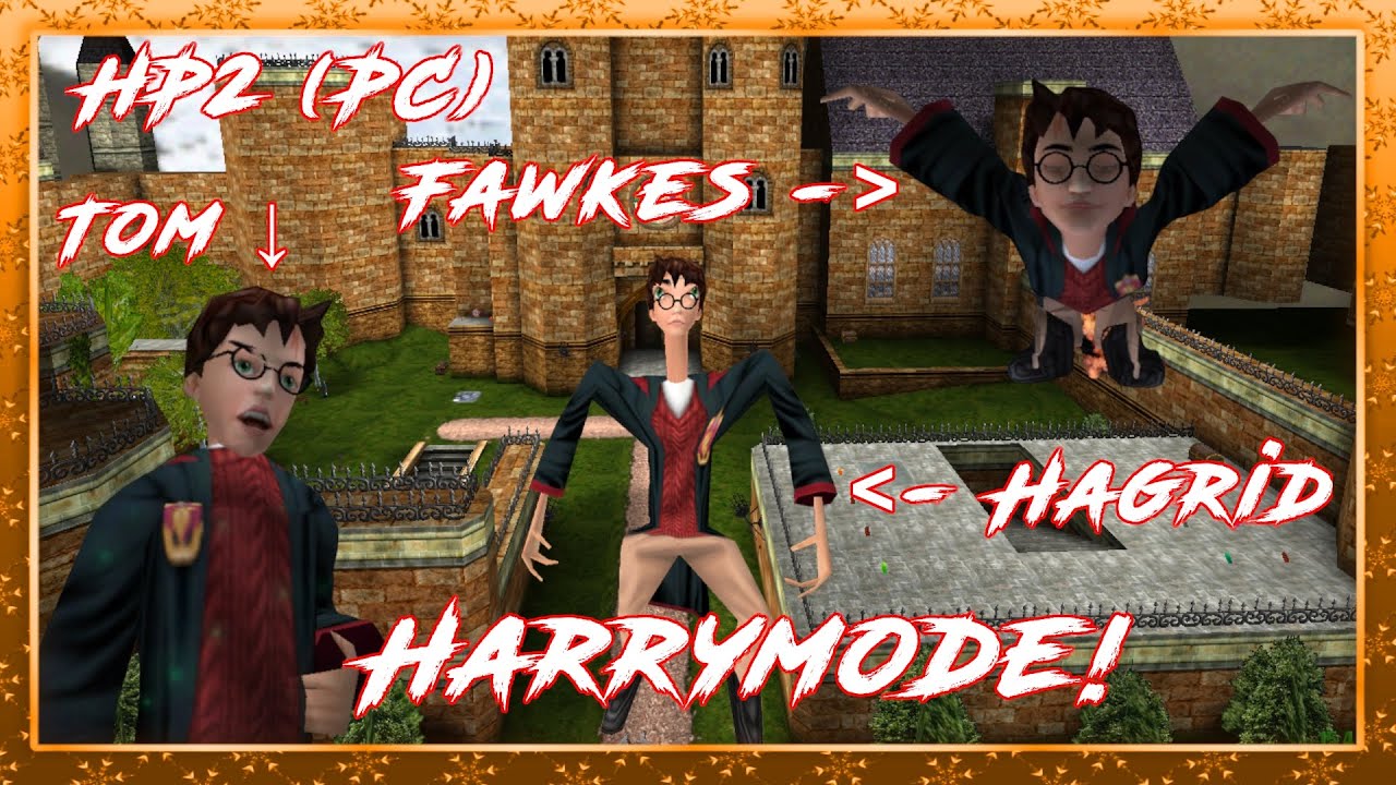 Harry Potter 2 (PC) 100% Speedrun but EVERYONE is Harry! - Chamber of Secrets modded