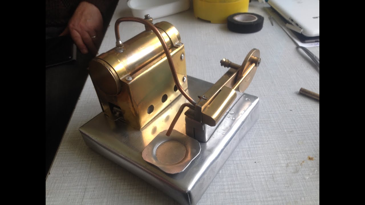 Jak zrobić silnik parowy test działania Dampfmaschine steam engine MOTOR EXPERT