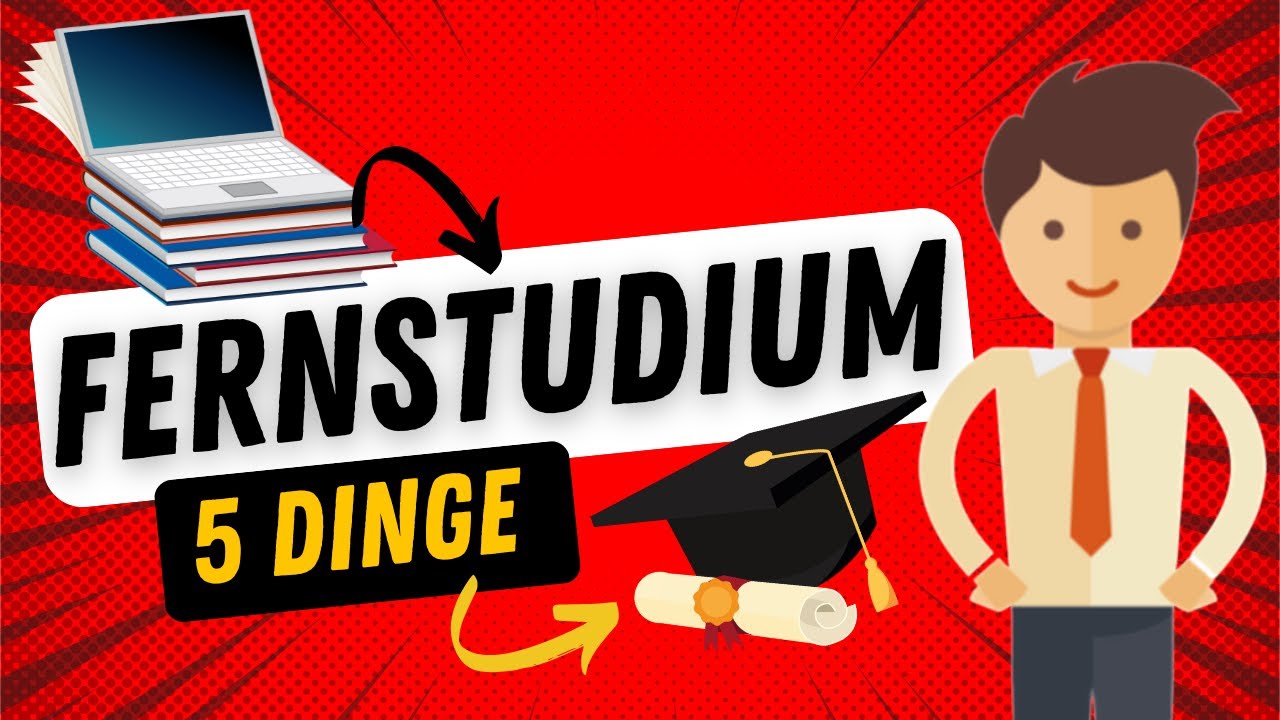 5 Dinge, die du vor deinem Fernstudium wissen solltest 📚🧑&zwj;🎓