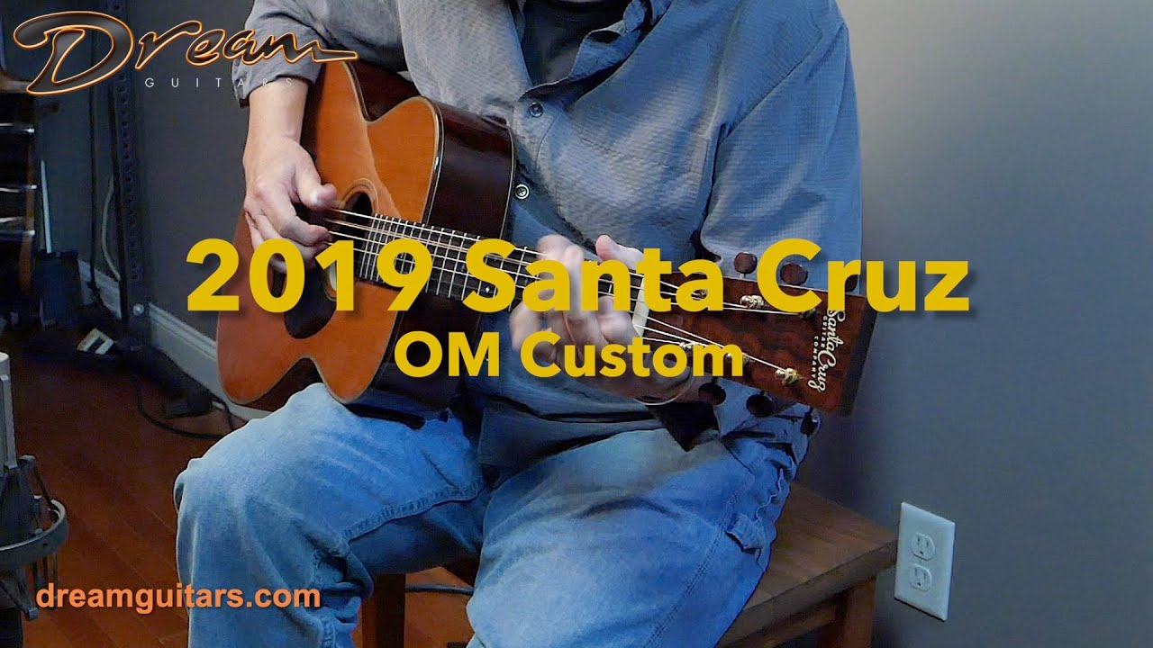 2019 Santa Cruz OM Custom, The Tree Mahogany & Tunnel 13 Redwood
