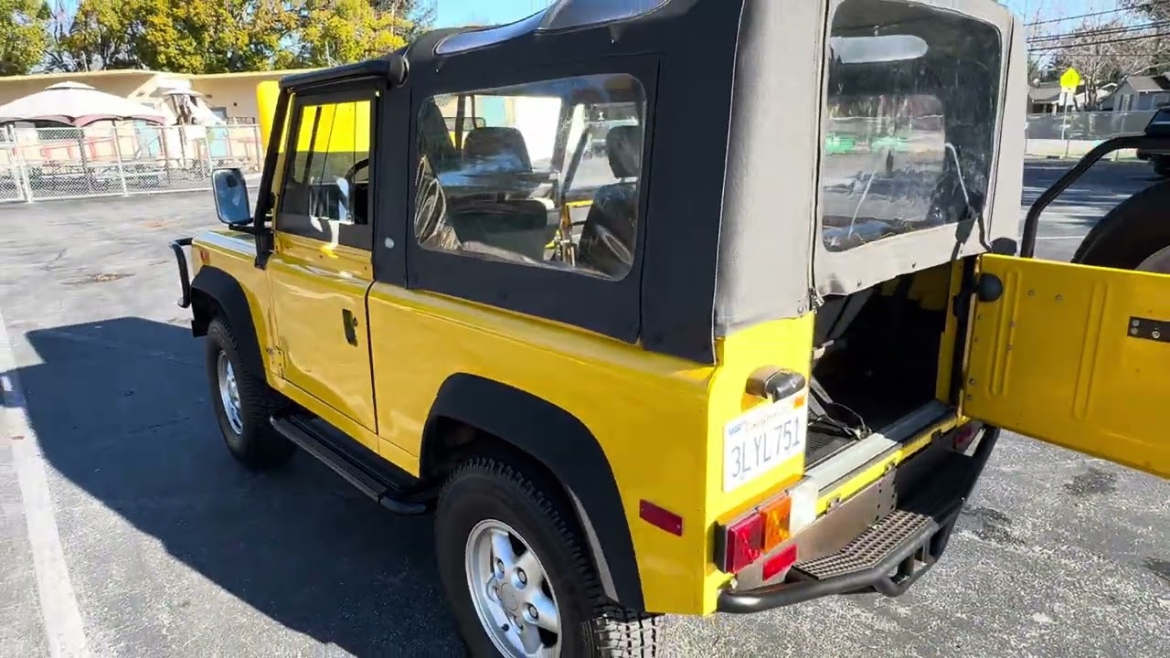 1994 Land Rover Defender 90 NAS- walk around video San Francisco, CA