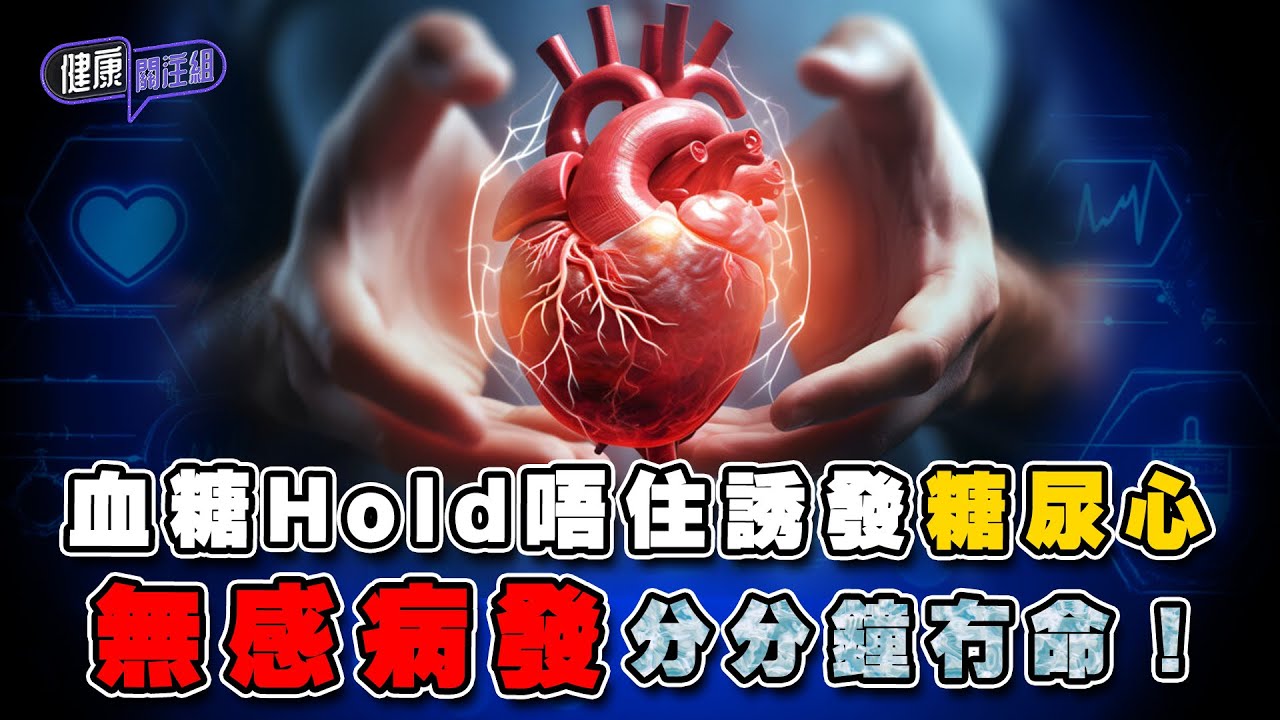 血糖Hold唔住誘發糖尿心 無感病發分分鐘冇命！ ｜ 健康關注組 ｜ EP319 ｜ 糖尿病 ｜ 糖尿心 ｜ 心臟病 ｜ 敖嘉年 ｜ 朱智賢 ｜ HOY TV 77台