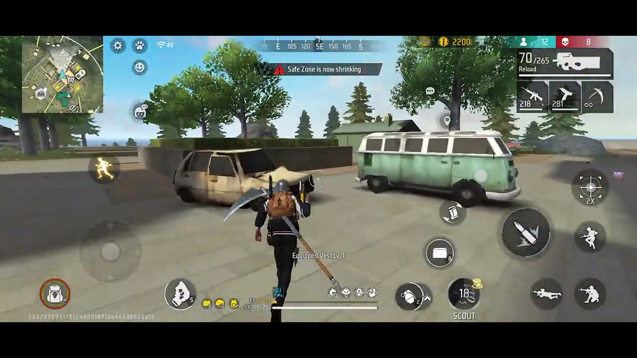 Free Fire NY Server Solo Win 🔥 Full Gameplay | Intense Clutch Fight | Booyah Moment