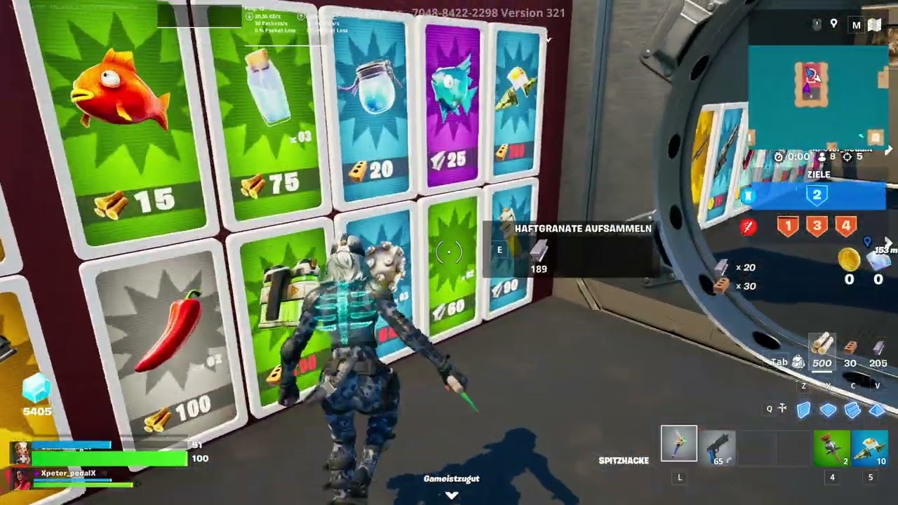 Fortnite Bedwars Sticky Grenade Win
