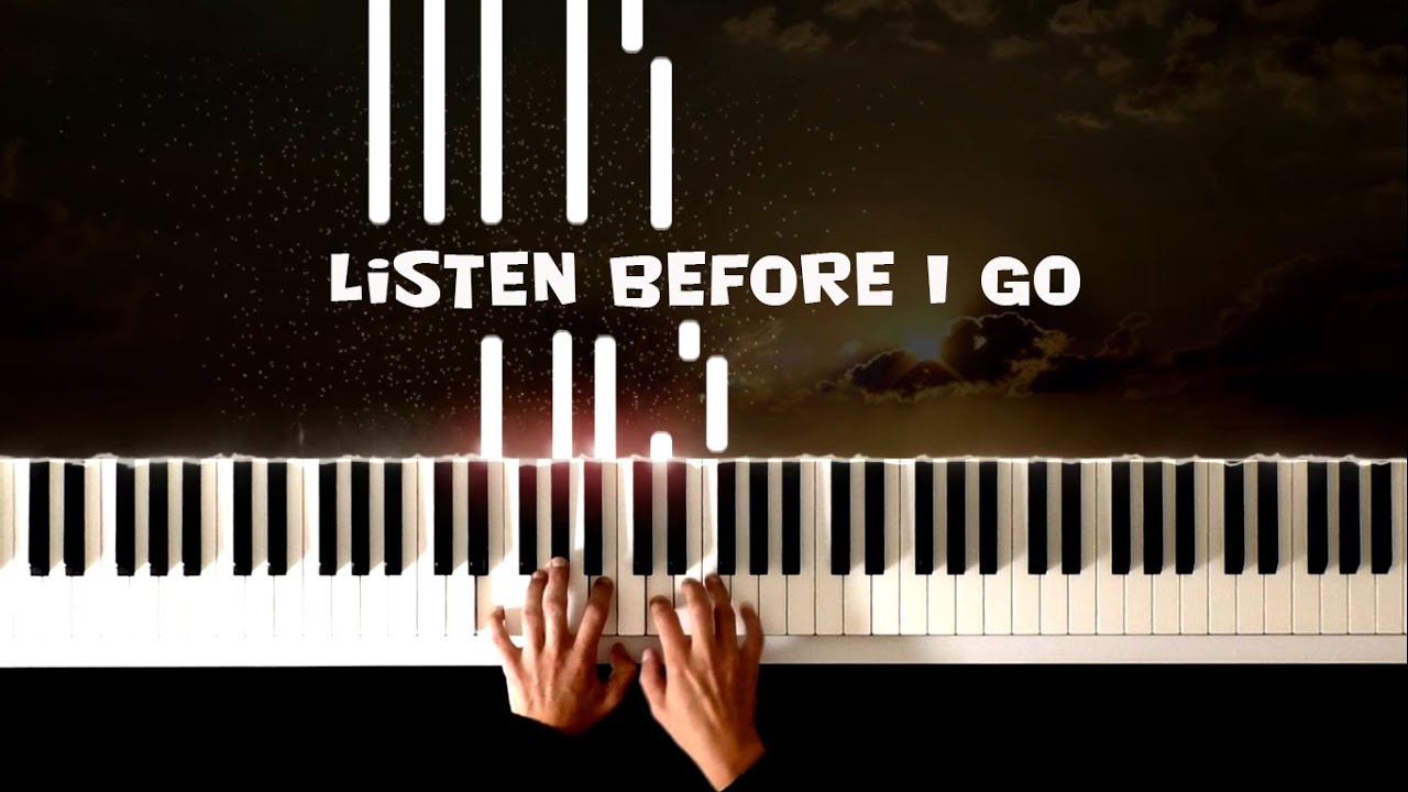 Listen Before I Go Billie Eilish Piano Cover Piano Tutorial Instrumental