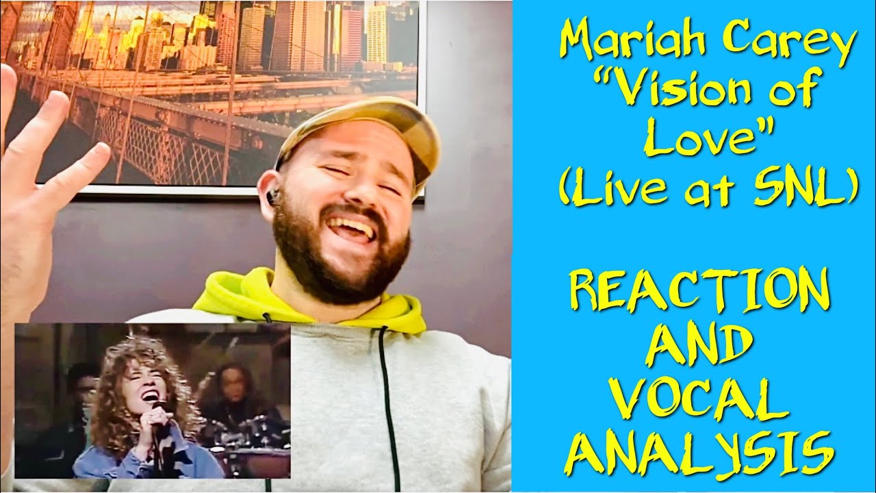 Mariah Carey - Vision of Love (live at SNL) VOCAL COACH REACTION AND VOCAL ANALYSIS