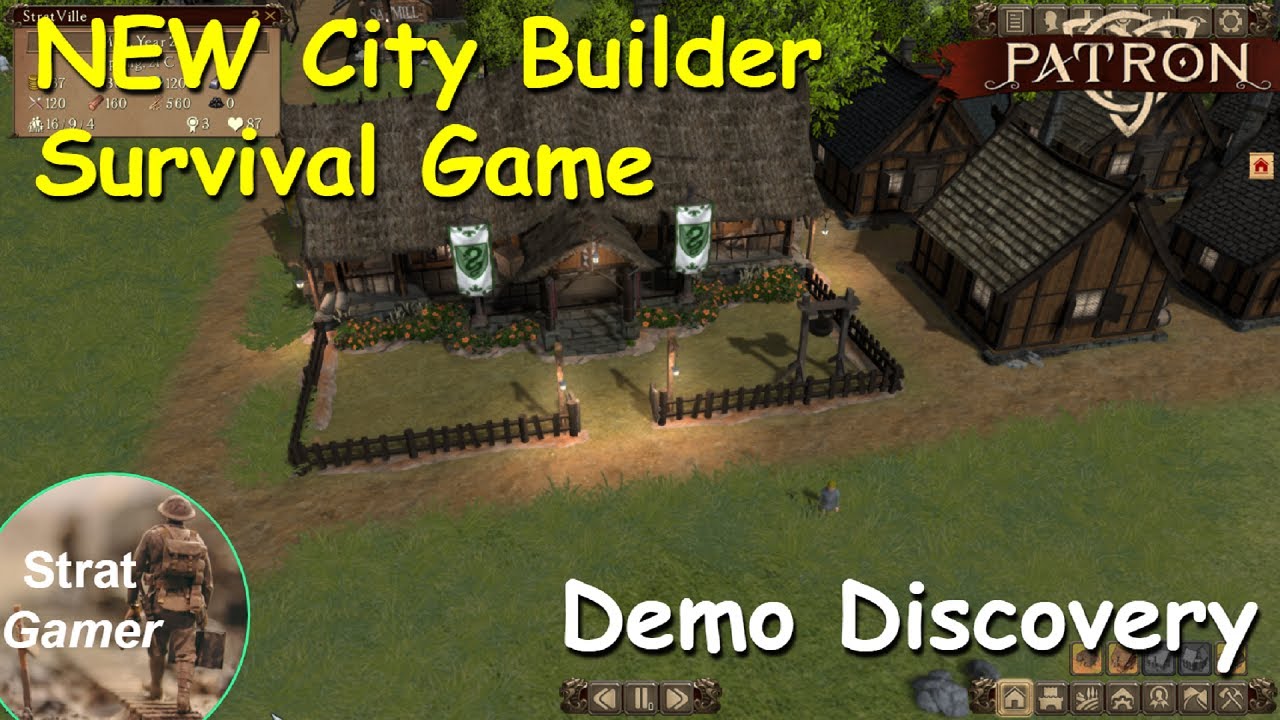Patron - City Builder & Survival Game - New Demo on steam! Banished 2.0